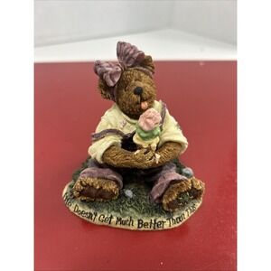 Boyds Bear Bearstone BJ McScoop‎ Brain Freeze Ice Cream Figurine 2277909